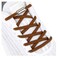 anan520 Elastic Shoe Laces for Kids and Adults SneakersElastic No Tie Shoelaces Brown