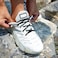 anan520 Elastic Shoelaces NoTie Lacing System for Kids and Adult Shoes Elastic Shoe laces for Sneakers White