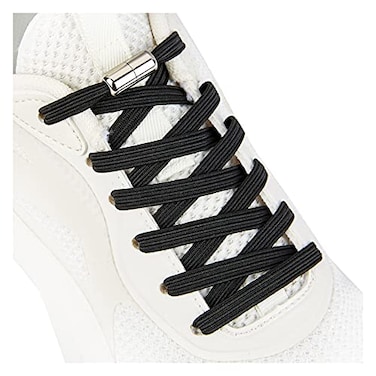 anan520 No Tie Shoelaces for Adults and Kids Elastic Shoe Laces for Sneaker Black