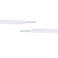 AOMIDI 2 Pair Flat Shoelaces 516 for sneakers and converse shoelaces replacements 54 inches 137 cm White