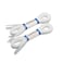 AOMIDI 2 Pair Flat Shoelaces 516 for sneakers and converse shoelaces replacements 63 inches 160 cm White