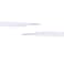 AOMIDI 2 Pair Flat Shoelaces 516 for sneakers and converse shoelaces replacements 63 inches 160 cm White