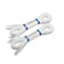 AOMIDI 2 Pair Flat Shoelaces 516 for sneakers and converse shoelaces replacements 63 inches 160 cm White
