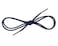 Benchmark Basics 30 Navy Blue Dress Shoe Laces Round Waxed Shoestrings for Shoes Boots 110 25mm Diameter 1 Pair
