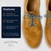 Benchmark Basics Cobalt 30 Round Waxed Cotton Shoelaces 2mm 564 Width 30 Inches Cobalt