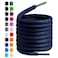 Birch Oval Shoelaces 27 Colors Half Round 14 Shoe Laces 4 Different Lengths 3794cm M Navy