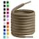 Birch Oval Shoelaces 27 Colors Half Round 14 Shoe Laces 4 Different Lengths 56 142cm XL Taupe Tan