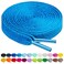 Birch Shoelaces in 27 Colors Flat 516 Shoe Laces in 4 Different Lengths 295 75cm Azure