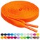 Birch Shoelaces in 27 Colors Flat 516 Shoe Laces in 4 Different Lengths 295 75cm Neon Orange