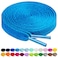 Birch Shoelaces in 27 Colors Flat 516 Shoe Laces in 4 Different Lengths 37 94cm Azure