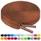 Birch Shoelaces in 27 Colors Flat 516 Shoe Laces in 4 Different Lengths 37 94cm Burnt Sienna