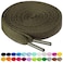 Birch Shoelaces in 27 Colors Flat 516 Shoe Laces in 4 Different Lengths 37 94cm Camouflage Green