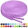 Birch Shoelaces in 27 Colors Flat 516 Shoe Laces in 4 Different Lengths 455 115cm Lavender