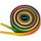 Booyckiy Flat Colorful Shoelaces 516 Rainbow Zebra Pattern Shoe Laces for Sneakers Rainbow 47inch 120cm