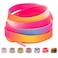 Booyckiy Flat Colorful Shoelaces 516 Rainbow Zebra Pattern Shoe Laces for Sneakers Rainbow Pink 47inch 120cm