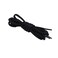 Curtual Oval Shoelaces Half Round 14 Shoe Laces for Athletic Shoelaces 5 Colors 8 Different Lengths 45 inches 114 cm Black