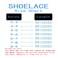 Curtual Oval Shoelaces Half Round 14 Shoe Laces for Athletic Shoelaces 5 Colors 8 Different Lengths 45 inches 114 cm Black