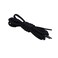 Curtual Oval Shoelaces Half Round 14 Shoe Laces for Athletic Shoelaces 5 Colors 8 Different Lengths 45 inches 114 cm Black