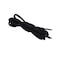Curtual Oval Shoelaces Half Round 14 Shoe Laces for Athletic Shoelaces 5 Colors 8 Different Lengths 54 inches 137 cm Black