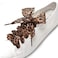 DANCOLOR Long Cute Fashion Leopard Print Ladies Exquisite Small Fresh Lace Flat Bottom Silk Satin Allmatch Pair Of Shoelaces Color Yellow Leopard Size 110cm4331inch