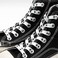 DANHUA Colored Printed Flat Shoelaces 2 Pair White Black Star Patterned Shoe Laces for Sneakers 47 inch