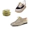 Decker Gold Round Metallic Glitter shoelaces Colorful Fashion 2 pairs pack for Canvas Boots Sneaker Athletic GOLD 54137 cm