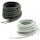 Decker Round Reflective Shoelaces 2 Pairs 1 Pair White 1 Pair Black 532 Thick Night Jog Running Safe for Men Women 45114 cm