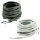 Decker Round Reflective Shoelaces 2 Pairs 1 Pair White 1 Pair Black 532 Thick Night Jog Running Safe for Men Women 45114 cm