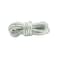Decker Silver Round Metallic Glitter shoelaces Colorful Fashion 2 pairs pack for Canvas Boots Sneaker Athletic Silver 45114 cm