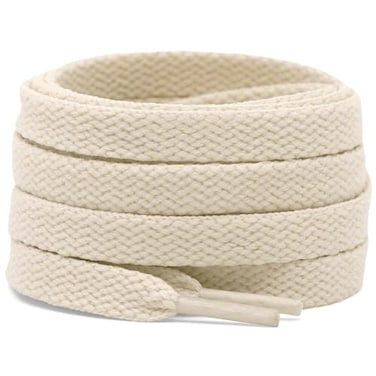 DELELE 2 Pair 35 inch Flat Shoe laces 516 Wide Shoelaces for Athletic Running Sneakers Shoes Boot Strings Beige