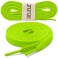 DELELE 2 Pair 47 inch Flat Shoe laces 516 Wide Shoelaces for Athletic Running Sneakers Shoes Boot Strings Fluorescent Green