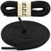 DELELE 2 Pair Oval Shoes laces Half Round 14 Athletic Shoelaces Shoe Strings Black 31 inch