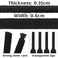 DELELE 2 Pair Oval Shoes laces Half Round 14 Athletic Shoelaces Shoe Strings Black 31 inch