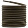 DELELE 2 Pair Round Boot Laces Outdoor Hiking Walking Shoelaces Light Brown Black Striped Shoe Lace Work Shoe Strings 59 inch