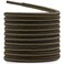DELELE 2 Pair Round Boot Laces Outdoor Hiking Walking Shoelaces Light Brown Black Striped Shoe Lace Work Shoe Strings 59 inch