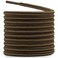 DELELE 2 Pair Round Boot Laces Outdoor Hiking Walking Shoelaces Light Brown Coffee Striped Shoe Lace Work Shoe Strings 28 inch