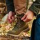 DELELE 2 Pair Round Boot Laces Outdoor Hiking Walking Shoelaces Light Brown Coffee Striped Shoe Lace Work Shoe Strings 28 inch