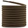 DELELE 2 Pair Round Boot Laces Outdoor Hiking Walking Shoelaces Light Brown Coffee Striped Shoe Lace Work Shoe Strings 47 inch