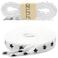 DELELE 2 Pairs Reflective Shoelace Flat Stars Colorfull White Safety Laces for Shoes Sneakers Boots 47 inch