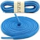 DELELE 2Pair Oval Shoes laces 42 Colors Half Round 14 Athletic ShoeLaces for SportRunning Shoes Shoe Strings Baby Blue 45 inch
