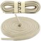 DELELE 2Pair Oval Shoes laces 42 Colors Half Round 14 Athletic ShoeLaces for SportRunning Shoes Shoe Strings Beige 45 inch