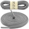 DELELE 2Pair Oval Shoes laces 42 Colors Half Round 14 Athletic ShoeLaces for SportRunning Shoes Shoe Strings Dark Grey 45 inch