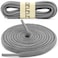 DELELE 2Pair Oval Shoes laces 42 Colors Half Round 14 Athletic ShoeLaces for SportRunning Shoes Shoe Strings Dark Grey 45 inch