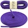 DELELE 2Pair Oval Shoes laces 42 Colors Half Round 14 Athletic ShoeLaces for SportRunning Shoes Shoe Strings Dark Purple 45 inch
