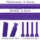 DELELE 2Pair Oval Shoes laces 42 Colors Half Round 14 Athletic ShoeLaces for SportRunning Shoes Shoe Strings Dark Purple 45 inch