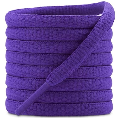 DELELE 2Pair Oval Shoes laces 42 Colors Half Round 14 Athletic ShoeLaces for SportRunning Shoes Shoe Strings Dark Purple 45 inch