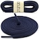 DELELE 2Pair Oval Shoes laces 42 Colors Half Round 14 Athletic ShoeLaces for SportRunning Shoes Shoe Strings Navy Blue 45 inch
