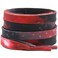 DELELE Flat Gradient Shoe Laces Red Star Sky Print Shoelaces Sneakers 63 inch 2 Pair