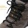 DELELE Hiking Shoe Laces for Boots 2 Pair 55 inch Black Round Boot Laces Heavy Duty Work Shoelaces Strings