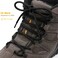 DELELE Hiking Shoe Laces for Boots 2 Pair 55 inch Black Round Boot Laces Heavy Duty Work Shoelaces Strings
